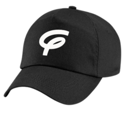 Unisex Beechfield Cap with Orange F and Flair Logo - BLACK