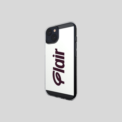 IPHONE 14 CLEAR CASE WITH BLACK FLAIR