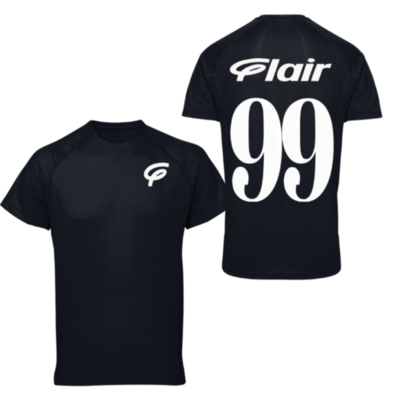 Flair TriDri Performance T-Shirt with White F with Flair 99 - Navy - Mens