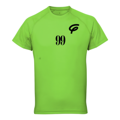 Flair TriDri Recycled Performance T-Shirt with Black F and 99 - Green - Mens