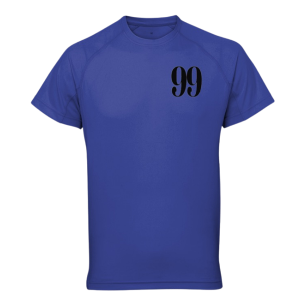 Flair TriDri Recycled Performance T-Shirt with Black 99 - Royal - Mens