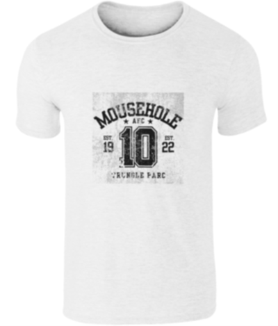 Mens Mousehole Vintage T Shirt - White