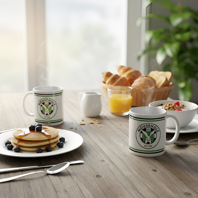 Pack of Two Crest Mugs 11oz