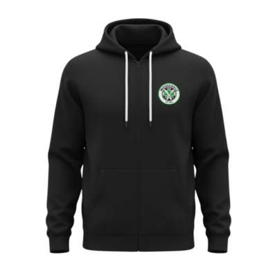 Mens Full Zip Hoody Black