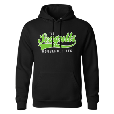 Mens Seagulls Overhead Hoody Black
