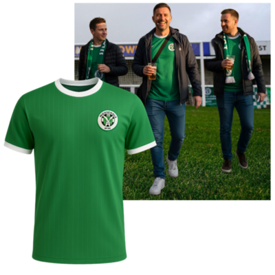 Mens Shadow Stripe T Shirt Green