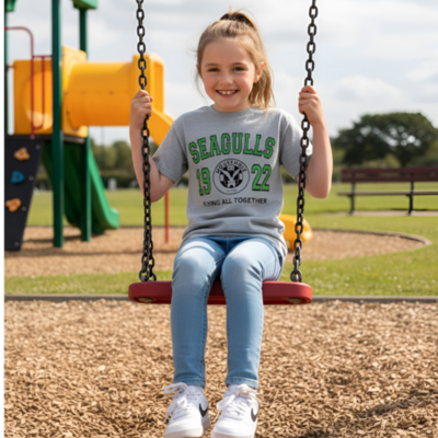 Junior Seagulls 1922 T Shirt RS Sports Grey