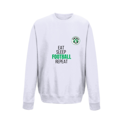 Mens Eat Sleep Football Sweatshirt - Grey