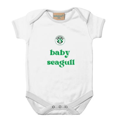 BABIES BABY SEAGULL BODYSUIT - WHITE - Infant&Baby