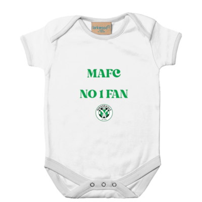 BABIES MAFC NO 1 FAN BODYSUIT - WHITE - Infant&Baby
