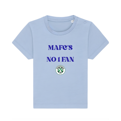 BABIES NO 1 FAN T SHIRT - BLUE - Infant&Baby