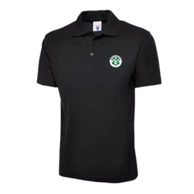 Unisex Classic Pique Polo Shirt - Black