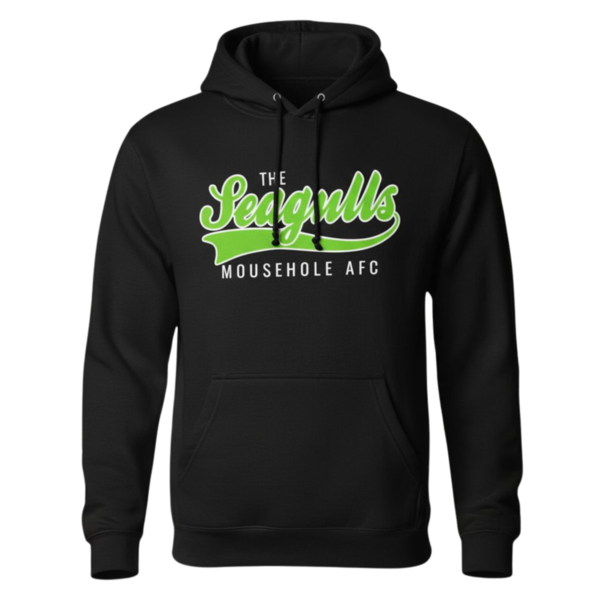 Mens Seagulls Overhead Hoody Black