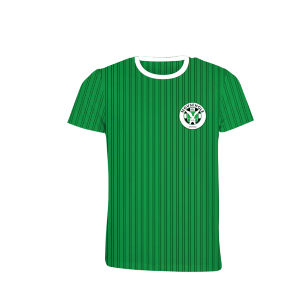 Mens Shadow Stripe T Shirt Green