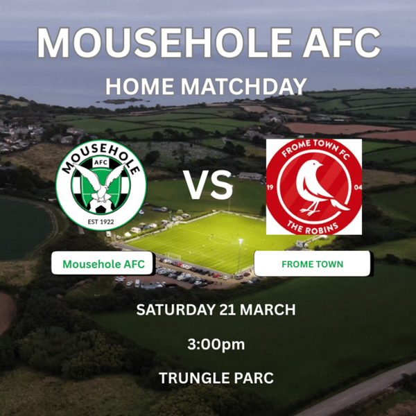 v FROME TOWN SATURDAY 21 MARCH 3PM