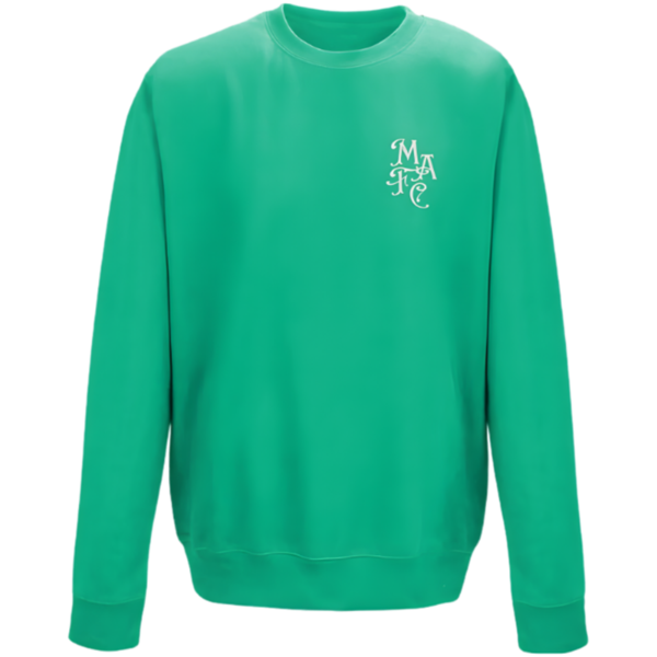 Mens MAFC Crest Sweatshirt - Green - Adult