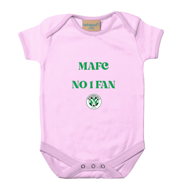 BABIES MAFC NO 1 FAN BODYSUIT - PINK - Infant&Baby