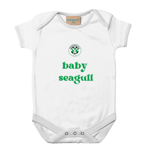 BABIES BABY SEAGULL BODYSUIT - WHITE - Infant&Baby