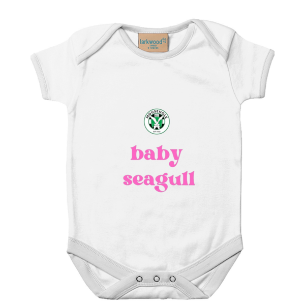 BABIES BABY SEAGULL BODYSUIT - WHITE - Infant&Baby