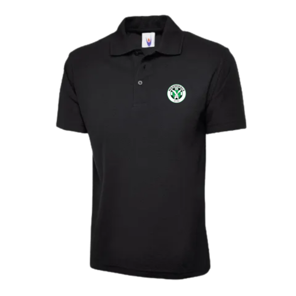 Unisex Classic Pique Polo Shirt - Black
