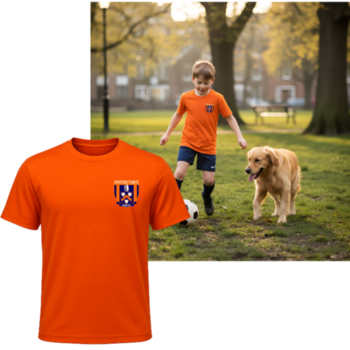 Junior Training T Shirt Orange