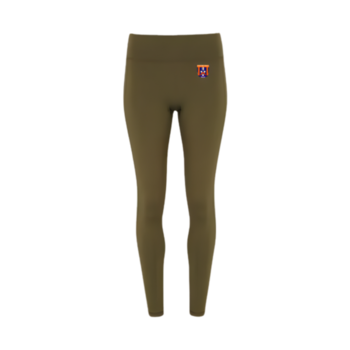 Womens Performance Leggings - Olive