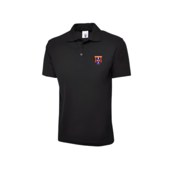 Unisex Classic Pique Polo Shirt - Black