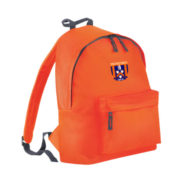 Fashion Backpack - Orange/Grey