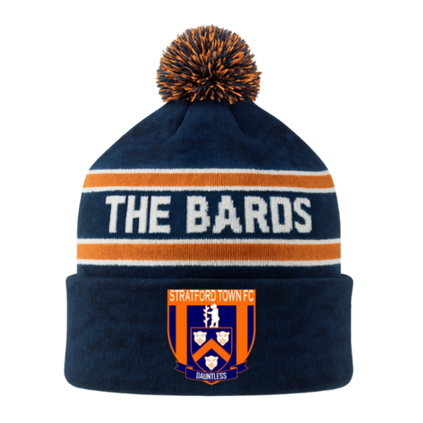 Adult The Bards Bobble Hat Navy