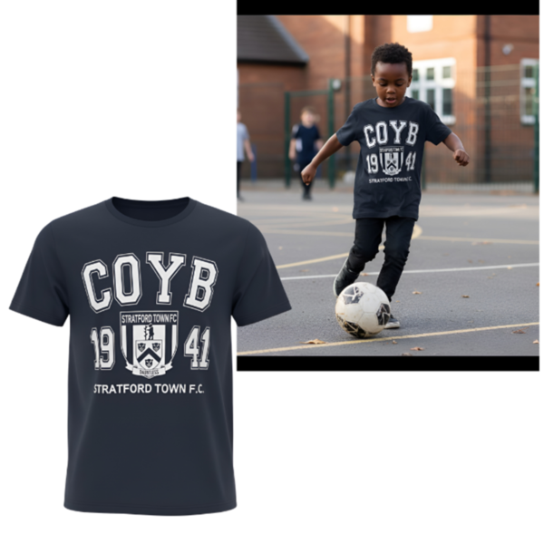 Junior COYB T Shirt Navy