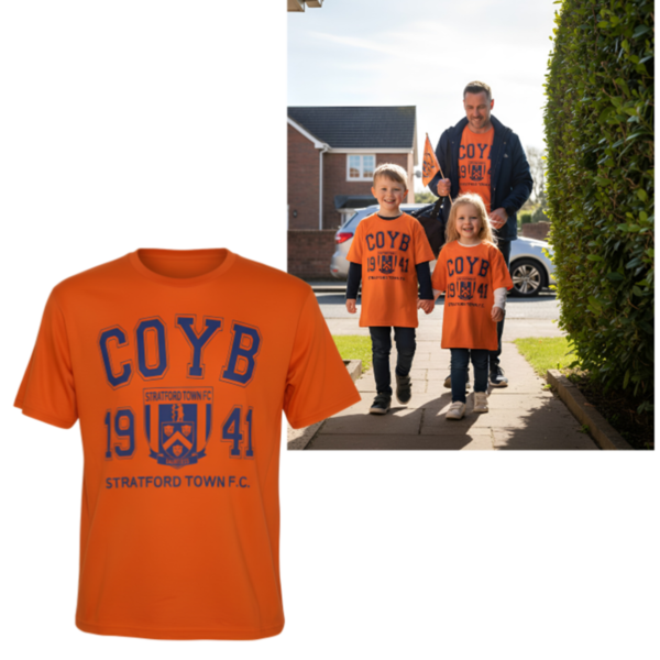 Junior COYB T Shirt Orange
