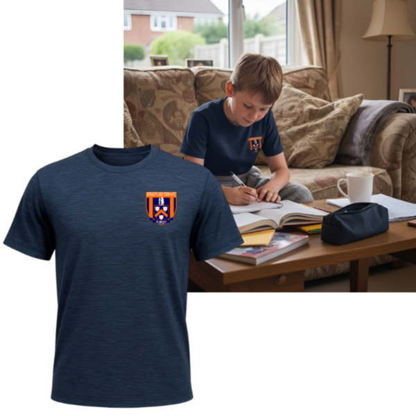 Junior Training T Shirt Navy