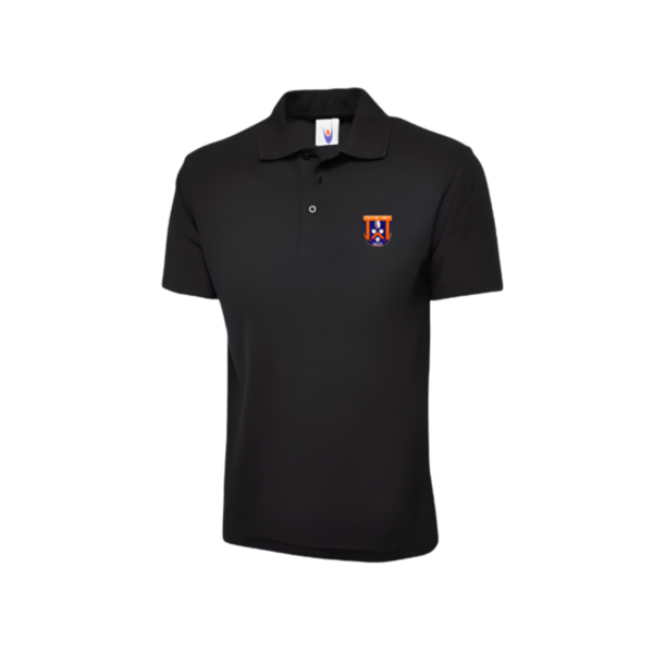 Unisex Classic Pique Polo Shirt - Black