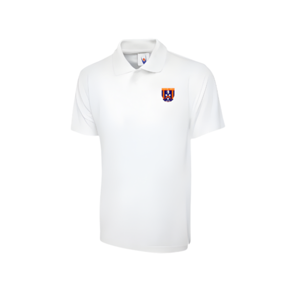 Unisex Classic Pique Polo Shirt - White